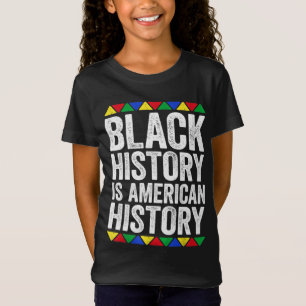 Zwarte geschiedenis: Amerikaanse geschiedenis zwar T-shirt