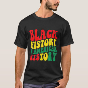 Zwarte geschiedenis: Amerikaanse geschiedenis zwar T-shirt