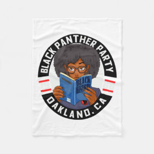 Zwarte Geschiedenis Boek Panther Party Onderwijs M Fleece Deken