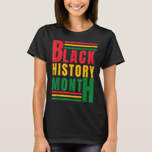 Zwarte geschiedenis breekt elke keten Zwarte gesch T-shirt