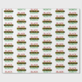 ZWARTE GESCHIEDENIS CADEAUPAPIER (Vlak)