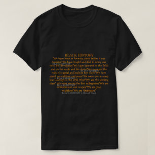Zwarte Geschiedenis DONKERE dubbelzijdig - Een Mis T-shirt