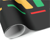 Zwarte geschiedenis een erfgoed van onwankelbare t cadeaupapier (Rol Hoek)