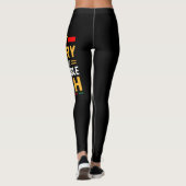 Zwarte geschiedenis een erfgoed van onwankelbare t leggings (Achterkant)