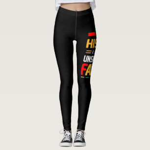 Zwarte geschiedenis een erfgoed van onwankelbare t leggings