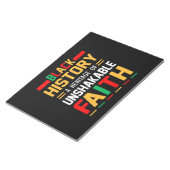 Zwarte geschiedenis een erfgoed van onwankelbare t notitieblok (Schuin)