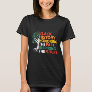 Zwarte Geschiedenis Eerbetoon aan het Verleden Ins T-shirt