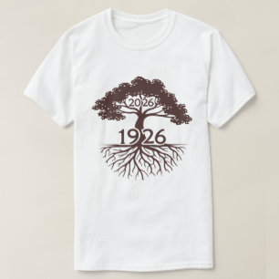 Zwarte Geschiedenis Eeuwfeestboom 1926-2026 Erfgoe T-shirt