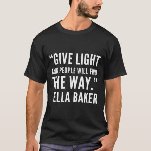 Zwarte Geschiedenis - Ella Burgerrechten Baker Afr T-shirt