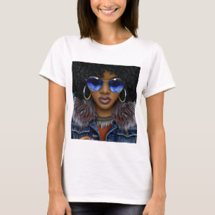 Zwarte geschiedenis en internationale vrouwenmaand t-shirt