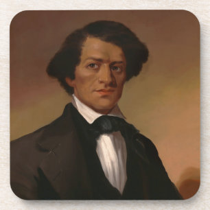 Zwarte Geschiedenis: Fred Douglass Burgerrechten 1 Bier Onderzetter