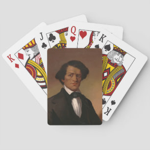 Zwarte Geschiedenis: Fred Douglass Burgerrechten 1 Pokerkaarten