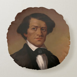 Zwarte Geschiedenis: Fred Douglass Burgerrechten 1 Rond Kussen