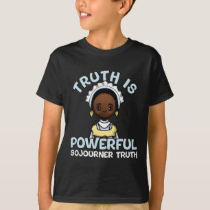 Zwarte geschiedenis Geschiedenis Waarheid is krach T-shirt