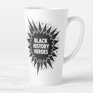 Zwarte Geschiedenis Helden Vieren Maand van de Zwa Latte Mok