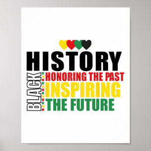 Zwarte Geschiedenis Het Verleden Ehren Inspirerend Poster