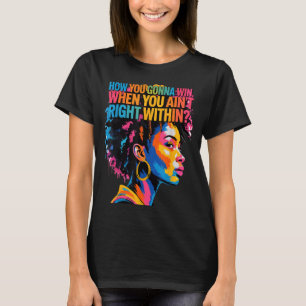 Zwarte Geschiedenis Hoe Ga Je Winnen Als Het Niet T-shirt