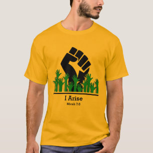 Zwarte geschiedenis - I ARISE - Gepersonaliseerde T-shirt