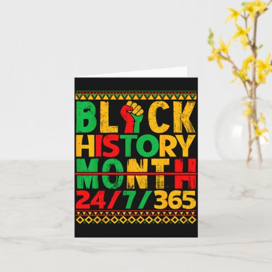 Zwarte Geschiedenis Is Amerikaanse Geschiedenis Af Kaart (Gele Bloem)