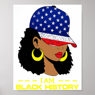 Zwarte Geschiedenis Is Amerikaanse Geschiedenis Af Poster