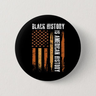Zwarte Geschiedenis Is Amerikaanse Geschiedenis Bh Ronde Button 5,7 Cm
