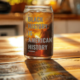 Zwarte geschiedenis is Amerikaanse geschiedenis - Blikvorm Glas