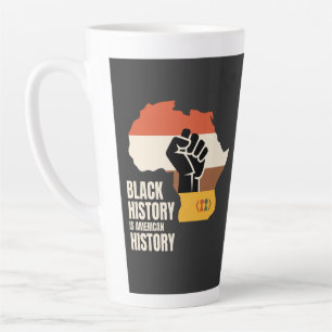 Zwarte Geschiedenis Is Amerikaanse Geschiedenis Cu Latte Mok