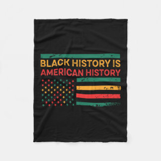Zwarte geschiedenis is Amerikaanse geschiedenis -  Fleece Deken