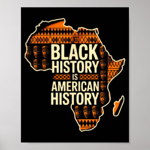 Zwarte geschiedenis is Amerikaanse geschiedenis tr Poster