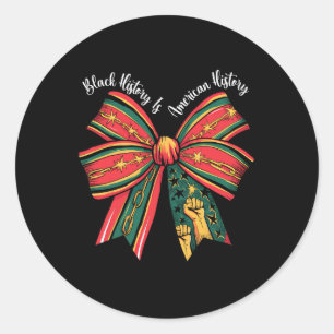 Zwarte geschiedenis is Amerikaanse geschiedenis zw Ronde Sticker