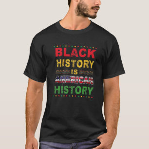 Zwarte geschiedenis is Amerikaanse geschiedenis zw T-shirt
