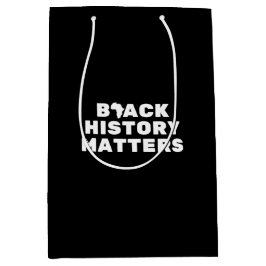 Zwarte geschiedenis is belangrijk Middelgrote Gift Medium Cadeauzakje
