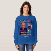 Zwarte geschiedenis is diep verweven met de wereld trui (Voorkant volledig)