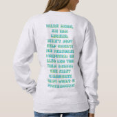 Zwarte geschiedenis is diep verweven met de wereld trui (Achterkant)