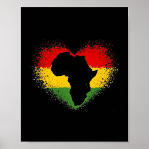 Zwarte Geschiedenis Is Mijn Valentijn Afrikaanse T Poster