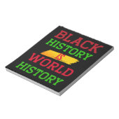 Zwarte geschiedenis is wereldgeschiedenis (2) notitieblok (Linkerzijde)