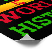 Zwarte geschiedenis is wereldgeschiedenis (2) poster (Hoek)