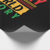 Zwarte geschiedenis is wereldgeschiedenis (3) cadeaupapier (Hoek)