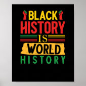 Zwarte geschiedenis is wereldgeschiedenis (3) poster (Voorkant)
