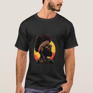 Zwarte Geschiedenis Juneteenth Grafisch Trots Afri T-shirt