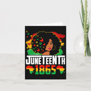 Zwarte Geschiedenis Juneteenth is Mijn Onafhankeli Kaart