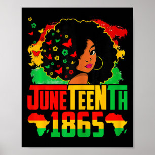 Zwarte Geschiedenis Juneteenth Is Mijn Onafhankeli Poster