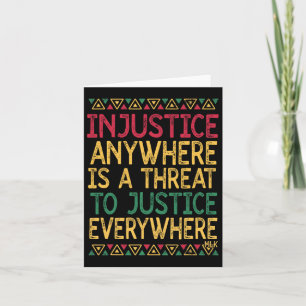 Zwarte geschiedenis Juneteenth Justice Martin Luth Kaart
