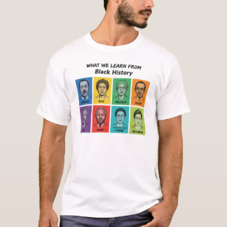 Zwarte Geschiedenis Lessen Inspirerende Grafiek T-shirt
