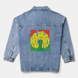 ZWARTE GESCHIEDENIS MAAND 2024 DENIM JACKET