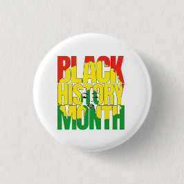 ZWARTE GESCHIEDENIS MAAND 2024 RONDE BUTTON 3,2 CM