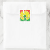 ZWARTE GESCHIEDENIS MAAND 2024 VIERKANTE STICKER (Tas)