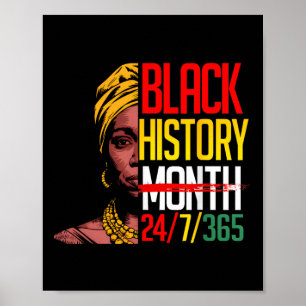 Zwarte Geschiedenis Maand 247365 Afrikaanse Melani Poster