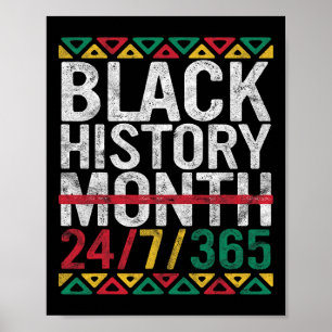 Zwarte Geschiedenis Maand 247365 Cadeau Trots Afri Poster