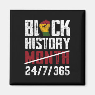Zwarte Geschiedenis Maand 247365 Geschenken Afro-A Magneet